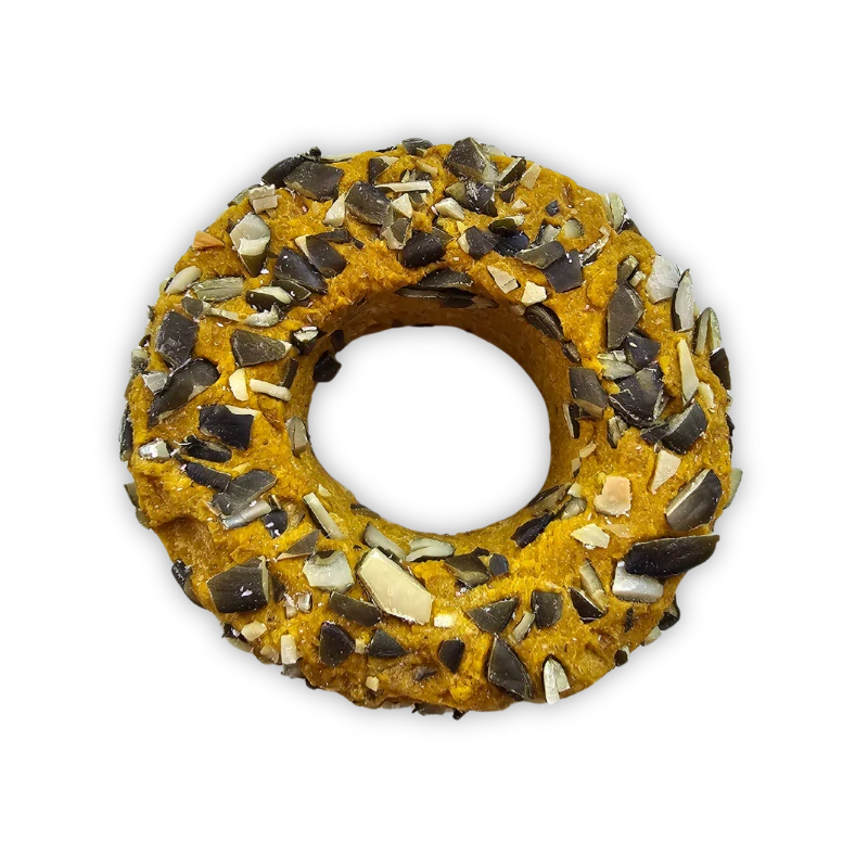 Dýňový donut s hovězím masem z domácí pekárny