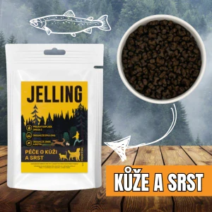 Funkční pamlsek Jelling k péči o kůži a srst 70g