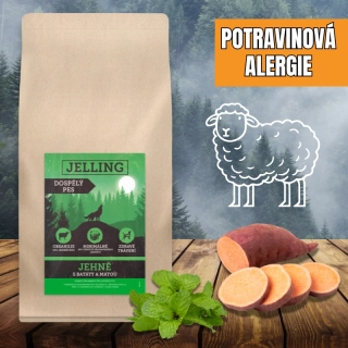 JEHNĚ S BATÁTY A MÁTOU - DOSPĚLÝ PES STŘEDNÍHO PLEMENE